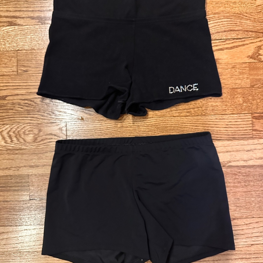 Ada Black Stretchy Dance Shorts